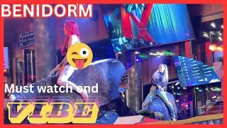 Benidorm Girls Bull Ride Reaction | She Won The Challenge