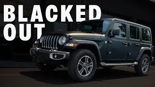 Jeep Wrangler Wrapped in Satin Black PPF!