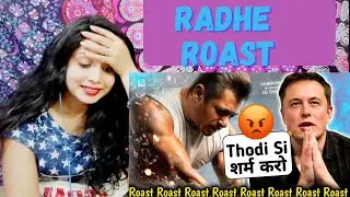 Radhe Trailer Roast || Salman Khan || san ki roast | Reaction | Nakhrewali Mona