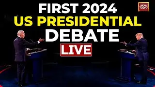 LIVE US Presidential Debate : Donald  Trump Vs Joe Biden | US Presidential Elections | US News
