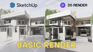 Basic D5 Render Tutorial for Beginner, #rendering #d5render #renderingtutorial #vray #lumion