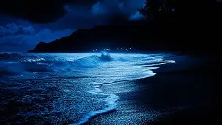 Fall Asleep In Under 3 Minutes - Deep Sleep Ocean Sounds For 10 Hours Of Relaxing Night Ambience