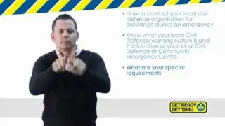 Civil Defence DVD-Household Emergency Plan