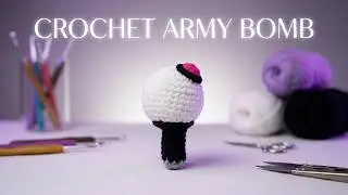 💜 C&oacute;mo hacer el LIGHTSTICK de BTS | Tutorial | Crea y Emprende tu K-pop Merch a Crochet 💜
