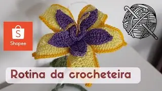 O que  eu consegui produzir em um dia 🧶