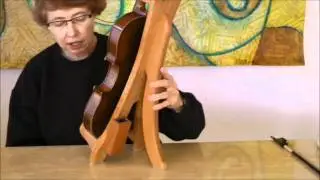 Violin Stand:  Handmade by James Burkhouse
