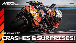 The bruising last 5 minutes of MotoGP Practice 💥 | 2025 Hungarian GP