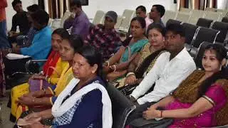 Prof M. P. Sinha, VC SKMU with alumni of P.G. Dept of Political Science
