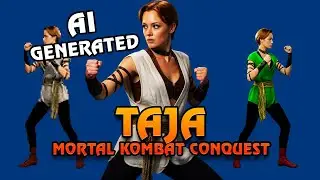 Taja (mortal kombat project) ai generated.