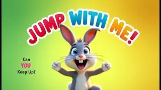 Happy Hopping Bunny Song! 🐰 Funny Nursery Rhyme for Kids & Toddlers!