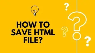How to save html file in vs code or in any software compiler