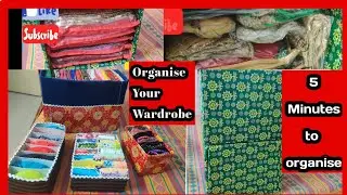6 Homemade Almirah Organiser With Cardboard Box, Cloth Organiser ideas Without Almirah/Wardrobe
