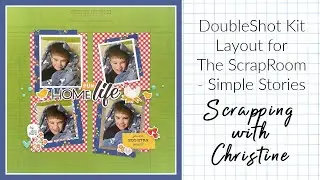 BOY LAYOUT - The ScrapRoom DoubleShot Kit - Simple Stories