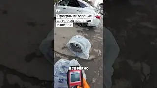 С небольшими сложностями, но запрограммировали датчики контроля давления в шинах