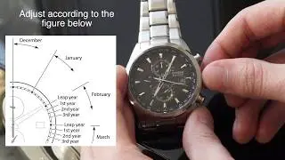 Citizen World Chrono Atomic Manual Time Adjustment