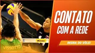 Regra do Vôlei - Contato com a rede [Player at the net]