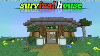 how to make survival house ||| in Minecraft 🏠@gamerflite #vairl#youtubeshorts#trending #minecraft