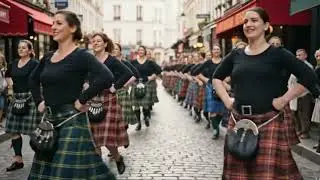 Paris Like Never Before — Bagpipes, Dance & Epic Energy 🔥