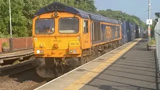 &ldquo;Joanne&rdquo; 66776 4E39 with 34 40 foot containers 18;11 9E Lea Road 17/6/2025