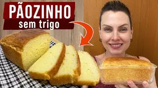 P&Atilde;O SEM TRIGO - SEM GL&Uacute;TEN E SEM SOVA - PRONTO EM MINUTOS NA AIRFRYER 