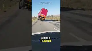 Power Of Wind Against Truck!