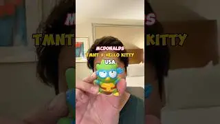 NEW McDonald&rsquo;s TMNT x Hello Kitty Friends Collab #happymeal #mcdonalds