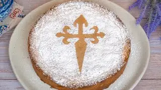 FAMOUS SPANISH ALMOND CAKE IN 3 MINUTES | TARTA DE SANTIAGO #49