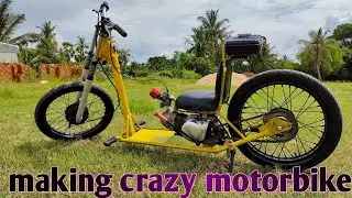 How to make a creative motorcycle at home