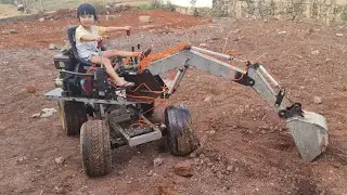 DIY MINI EXCAVATOR HYDRAULIC PART 4 TESDED