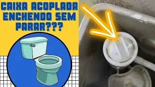 CAIXA ACOPLADA ENCHENDO DEMAIS