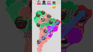 country balls world battle #games #gaming #shorts