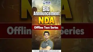 Big Announcement NDA Offline Test Series 📣🤩 #bigannouncement #nda #testseries #offline #kgsdefence