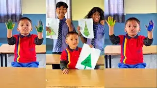 Babu Ne Banai Penting  || बाबू नें बनाई पेंटिंग || Short Film || School Ki Funny वीडियो || #banku 