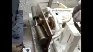 taka's steam engine ** 2cylinder reversible oscillating engine　２気筒首振エンジン