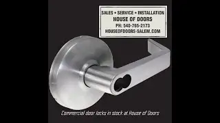 Commercial door locks are in stock at House of Doors