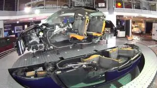 Cutaway of the new VW Beetle at VW Auto Pavilion in Uitenhage South Africa