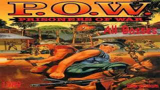 P.O.W.: Prisoners of War - all bosses (все боссы) [NES]
