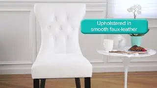 Modway Silhouette Tufted Faux Leather   Parsons Dining Side Chair