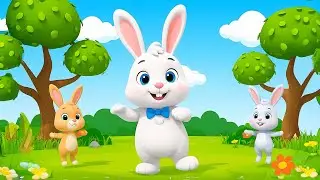 Bouncy Bunny Boing-Boing 🐰 | Fun Bunny Song for Kids | Toddler Dance & Learning Video