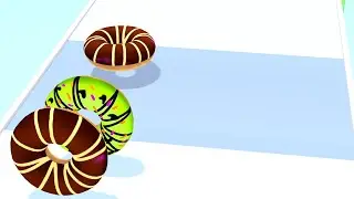 Donut Stack 3D 🤣☺😏 IOS Android Gameplay Levels #2 WYV84 VMVS3