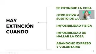 Clase de Derechos Reales. Adquisición, transmisión y extinción de los derechos reales.