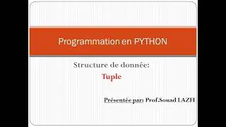 #Tuple en #python