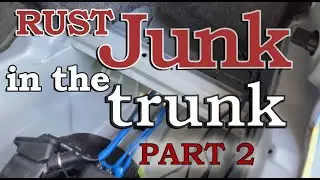 Part 2: BMW E36 Trunk Rust Remediation - Tail lights and POR-15