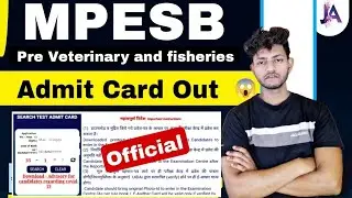 MPPSC Pre Veterinary and fisheries Admit Card 2023 | MPPSC  PVFT Admit card 2023