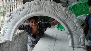 How To Make 56 Inch Rings Very Easily Used For Gypsum Plaster Ceiling Medallion Fan
