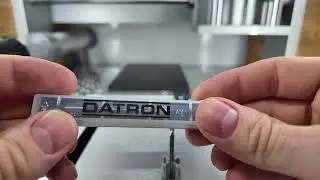 MIlling Delrin with an 8mm Datron face mill on Nomad 883 Pro