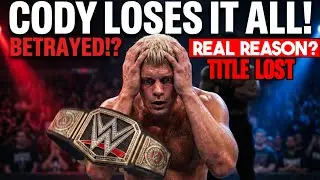 REAL REASON WHY? Cody RHODES Lost UNDISPUTED title 🤯! DREW McIntyre Wins Undisputed title Smackdown