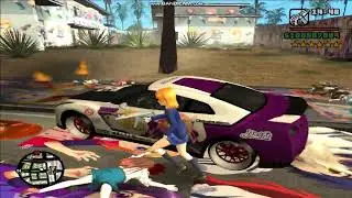 GTA San Andreas Mission06 (Nines And AK's) 6 Star Wanted level 地獄
