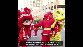 Chinese regions bustle with life as Spring Festival approaches