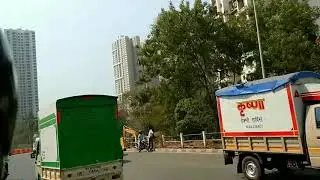 Driving to Mulund West L.B.S Road
